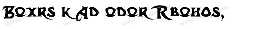 Crystal Bearers Script字体转换